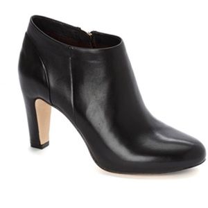 Vince Camino Signature Leather Black Booties
